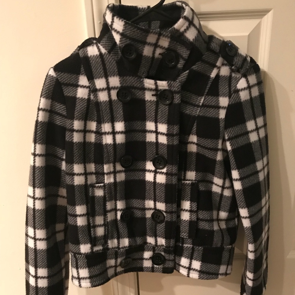 Plaid B&W jacket